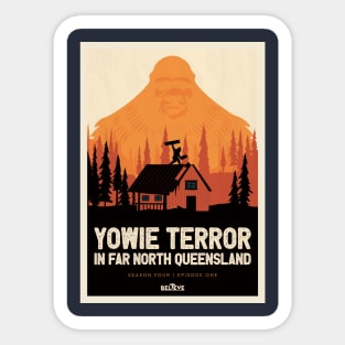 Yowie Terror Sticker